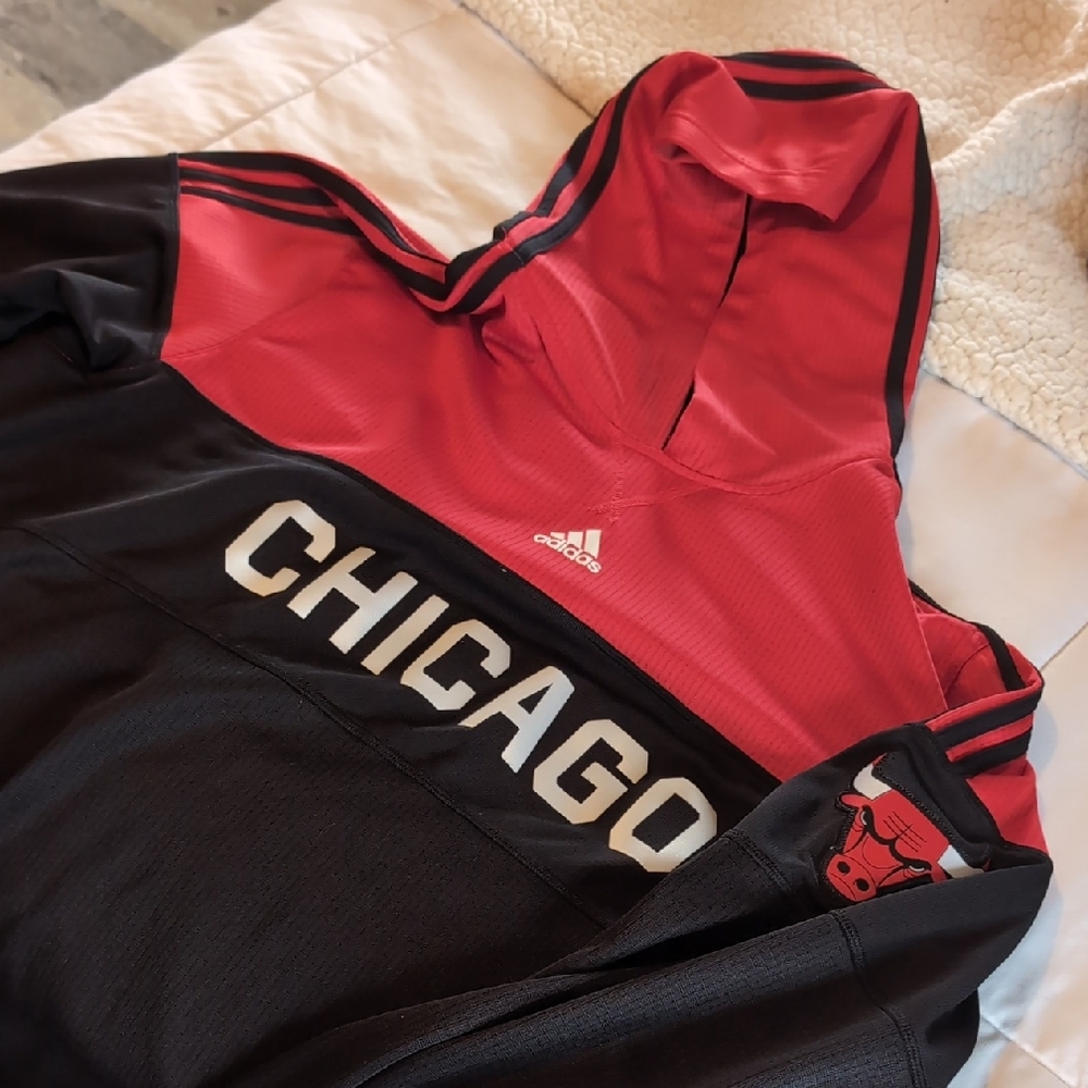 Adidas Chicago Bulls Warmup Hoodie NWOT